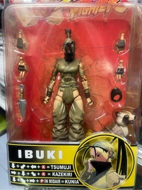 Street Fighter Ibuki Action Figure - Olive Green